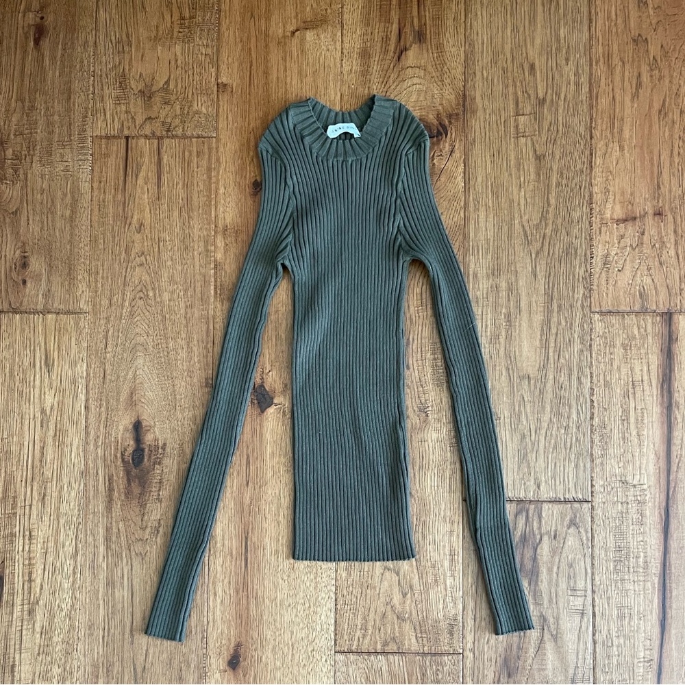 Anine Bing Cecily Top Olive
